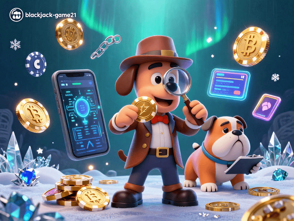 Join blackjack-game21 to win golden poker chips and explore thrilling treasures!