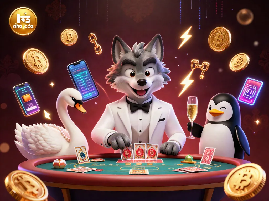 Place your bets with kèo nhà cái as a debonair wolf and elegant swan entertain at the baccarat table.