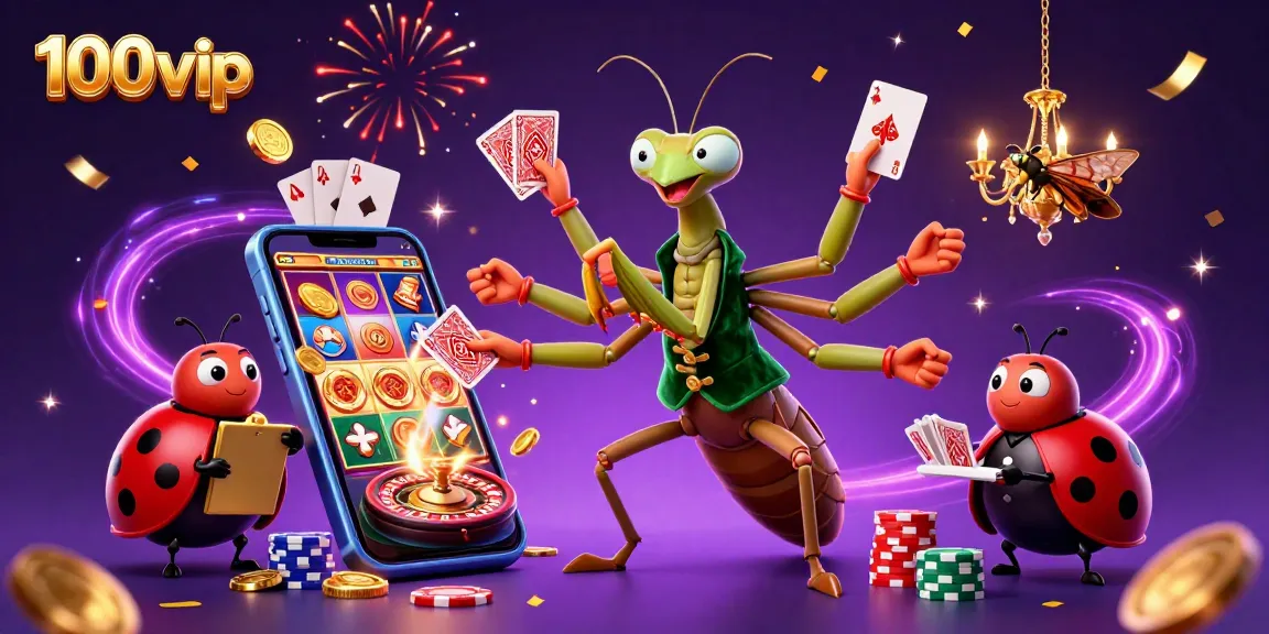 Experience exciting gameplay at 100vip with colorful slot games and festive casino energy.