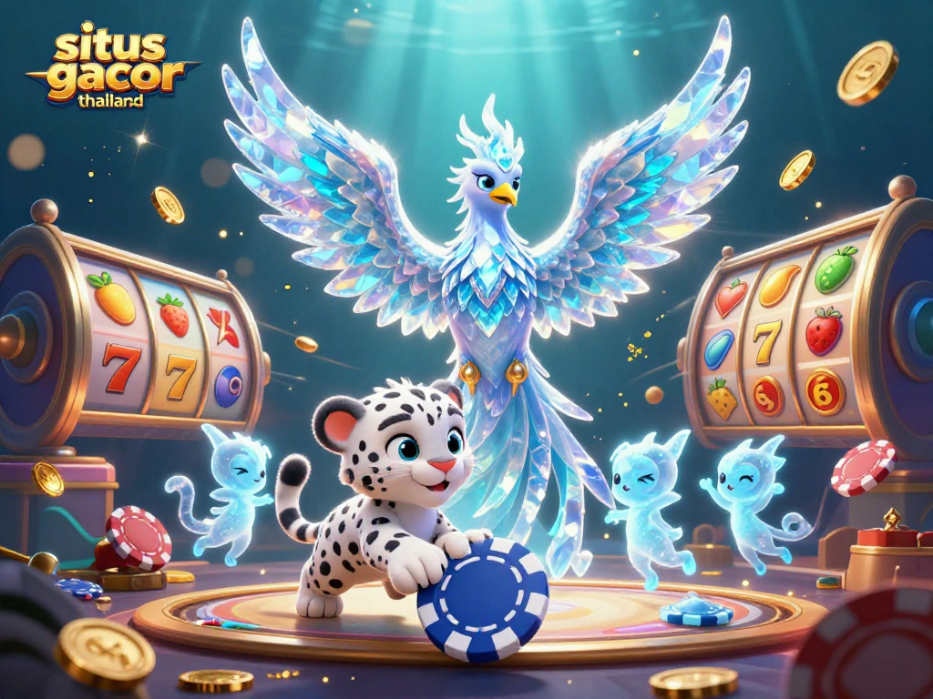Experience the thrill of situs gacor thailand with dynamic slot reels and vibrant casino elements.