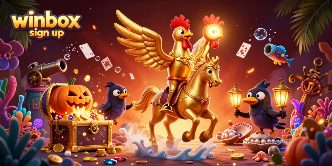 Experience the excitement of winbox sign up with our vibrant cinematic casino scene.