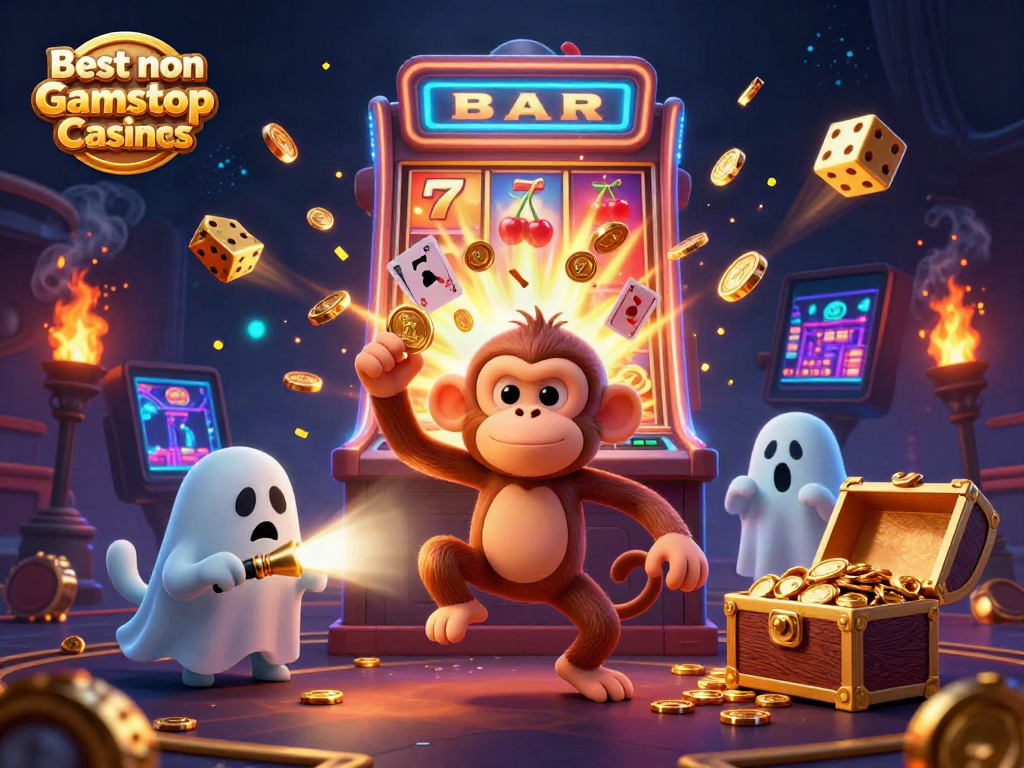 Experience the excitement of Best non Gamstop Casinos with playful characters and lively casino elements.