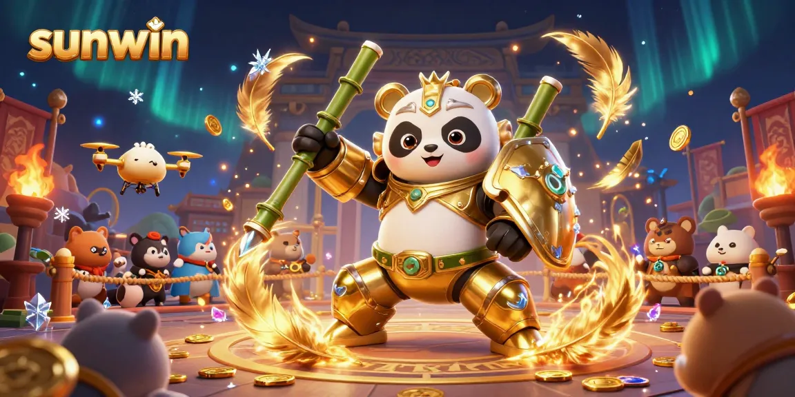 Engage in thrilling gameplay at sunwin with immersive casino-themed 3D scenes filled with energetic characters.