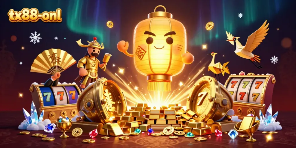 Engage in thrilling gambling at tx88-onl with dynamic casino scenes and golden treasures!