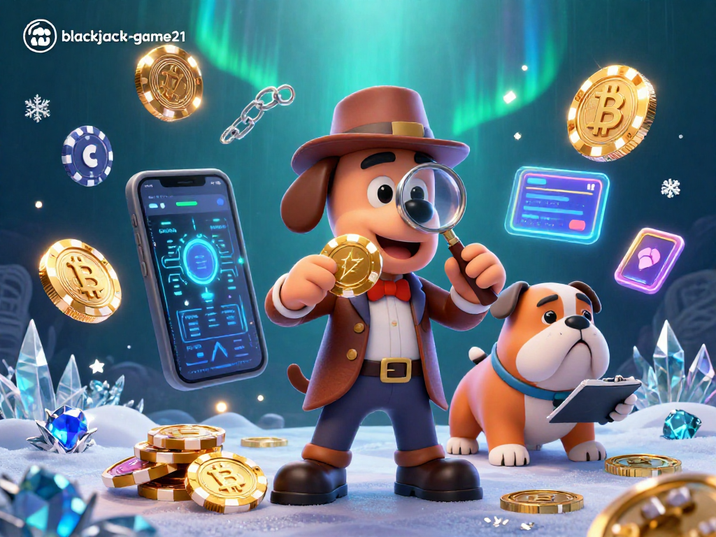 Join blackjack-game21 to win golden poker chips and explore thrilling treasures!