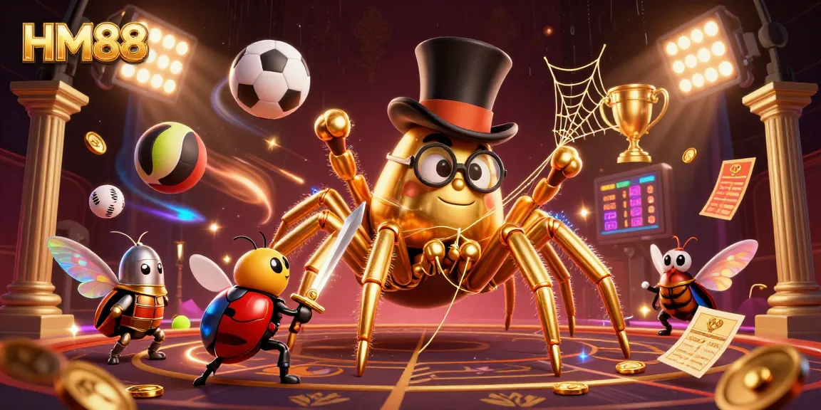 Experience thrilling gameplay at HM88 with unique characters in a vibrant casino setting.