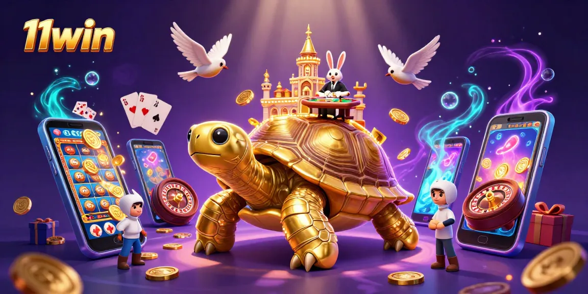 Engage in thrilling wins with 11win's golden tortoise casino featuring vibrant games and lively action.