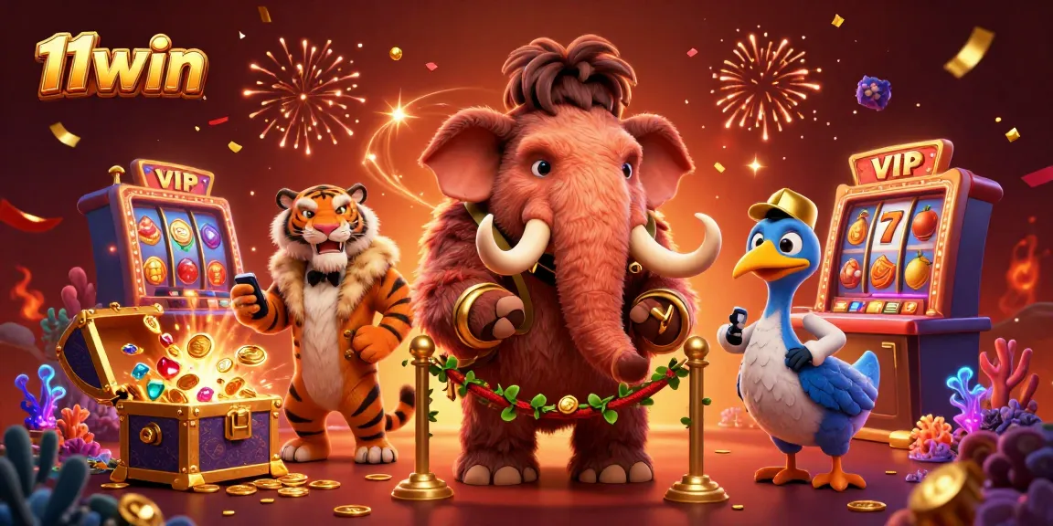 Engage with thrilling slots and jackpots at 11win featuring a lively casino scene.