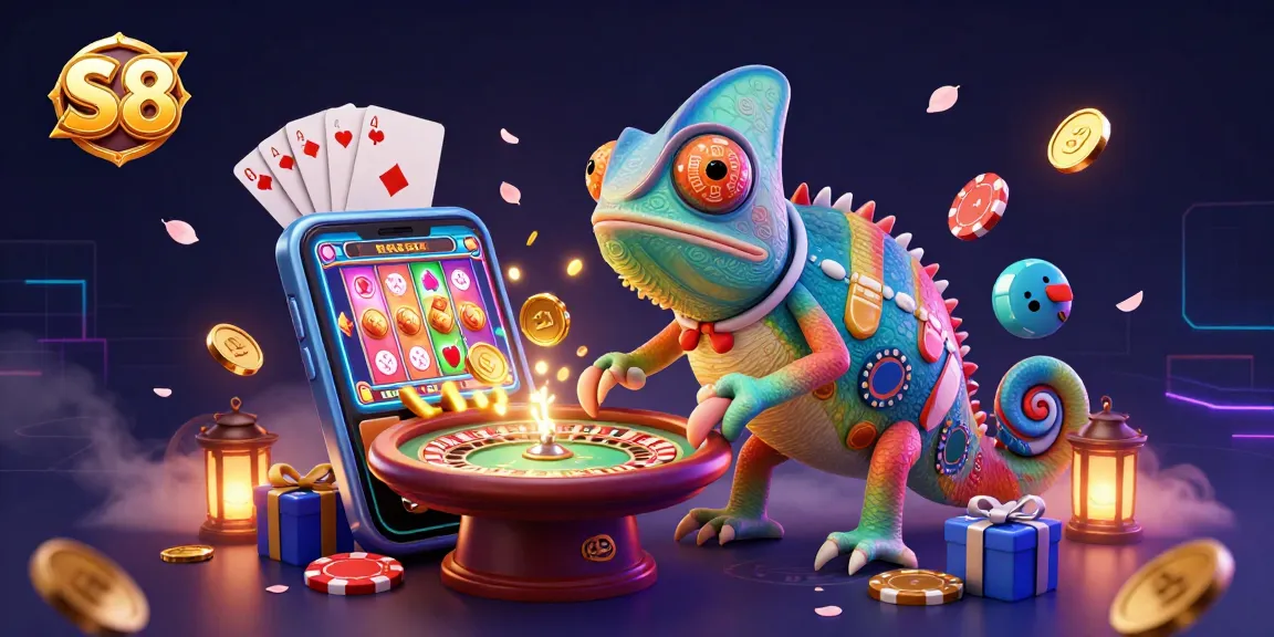 S8's dynamic casino world comes alive with engaging characters and vibrant game elements.